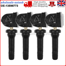 4PCS FITS VAUXHALL MOKKA / MOKKA X TYRE PRESSURE VALVE SENSOR 13598773