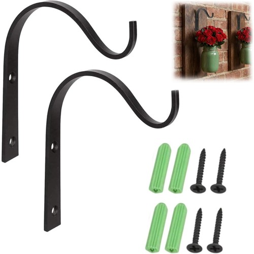 Hanging basket brackets - 2x,