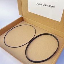 Akai GX-4000D Capstan Belt 1.35 x 7mm +EPDM Rubber Counter Belt  PREMIUM QUALITY