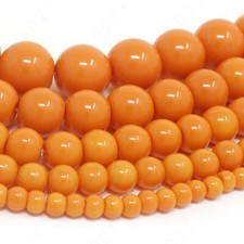 Czech Opaque Glass Beads Round