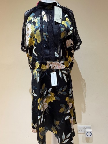 Liquorish floral high neck - liquorish,