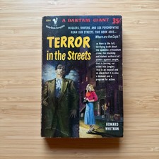 Terror in the Streets Howard Whitman 1952 Bantam PB Vintage Horror Non-Fiction