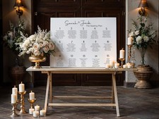 Wedding Table Plan Sign |