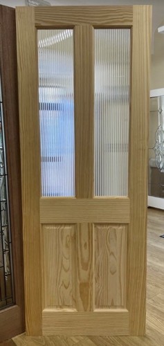 Reeded glass pine - reeded, internal