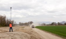 Telescopic Camera Pole Mast for aerial shots, 2.5mtr with tilt head & carry bag