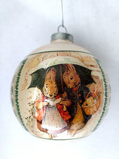 Vintage RABBITS IN THE SNOW S