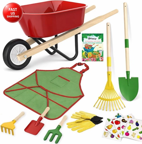 Kids gardening wheelbarrow - kids,