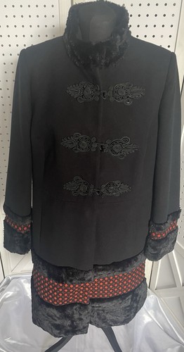 Vintage 80s 90s black wool - vintage,