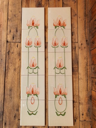 Victorian tiles fireplace - victorian,