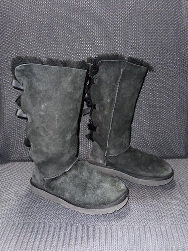 Ugg black suede - suede, boots