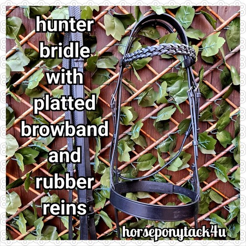 Plaited browband working - plaited,