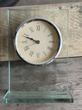 Glass Desk Clock Silent Non