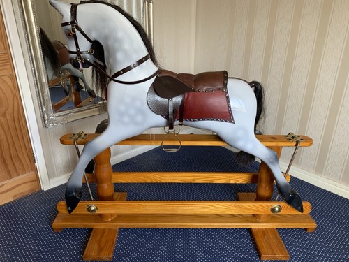 Handmade wooden rocking - wooden, horse