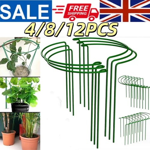 12x round metal plant - metal, supports
