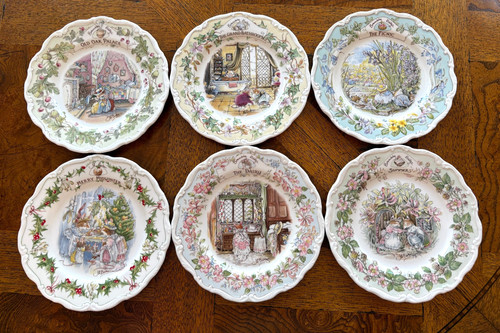 Brambly hedge plates job - brambly, 6