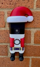 Santa Hat Skin & Boots Xmas decoration for RIng Doorbell Battery Camera 2024+