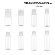 5-100ML Empty Travel Bottle Makeup Container Cosmetic Lotion Refillable Squeeze
