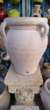 Hand Made Terracotta Garden Pot With Four Handles H45cmxD30cm
