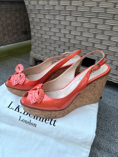 Bennett size 6 peep toe - l.k.,