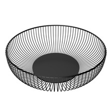 De Fruit Bowl Kitchen Bowls Open Design Basket Steel Wire