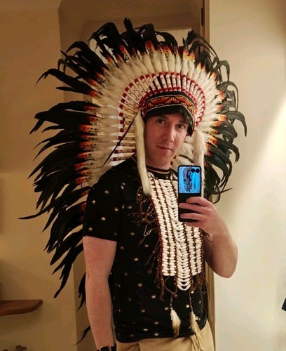 Indian head dress handmade - dress, (handmade