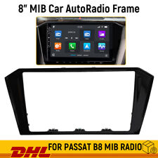 8 Inch Black Navigation Radio Frame Bezel Cover Fits VW Passat B8