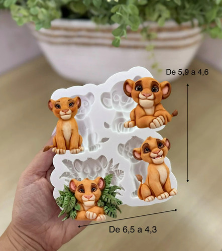 Silicone mould lion king - 3d,
