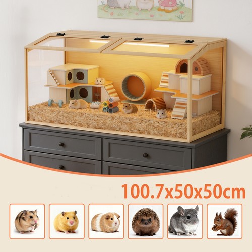 Huge wooden hamster cage - huge,
