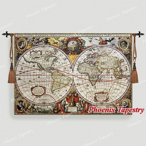 Large antique map medieval - antique,