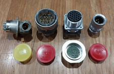 Job Lot of Ex-MOD Aircraft Plugs / Connectors x 5