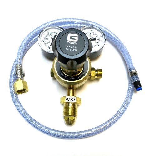 Mig welding gas regulator with - mig,