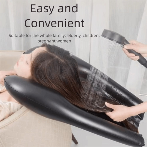 Inflatable hair washing basin - washing,