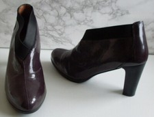 Hispanitas Spain Purple Ankle Shoe Booties Boots Size EU 40 UK 6.5 US 9