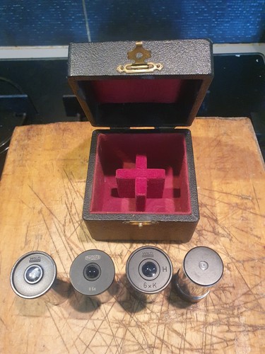 Microscope eyepieces lot