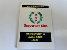 Ulster Grand Prix 2012 Membership & Racecard with 2 x Enamel Pin Badges
