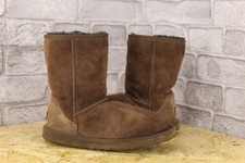 BROWN SUEDE SHEEPSKIN UGG