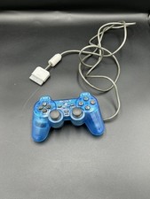 Transparent Blue Playstation 2 Dual Shock Official PS2 Controller