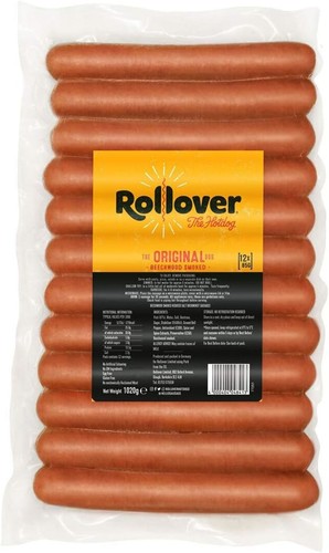 Rollover hot dog sausages - rollover,