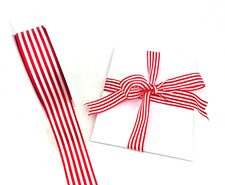 Red Berisfords Pencil Stripe