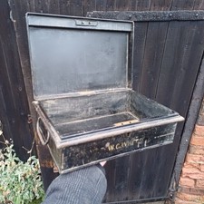 Antique lock box / deed box by