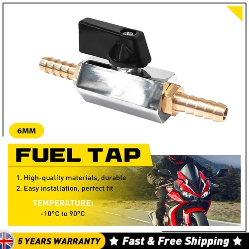 Universal 6mm brass line - brass, in-line