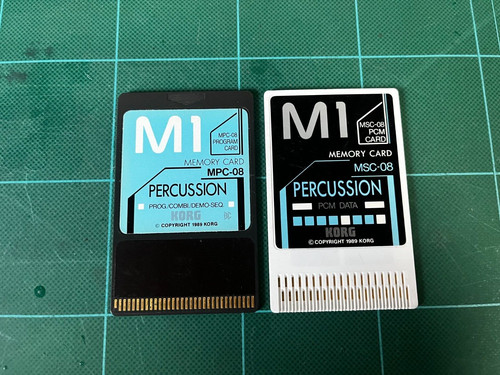 Korg pcm program cards - m1,