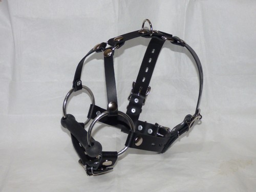 Male rubber pony - rubber, bit