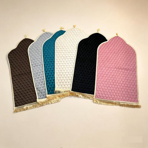 Quilted velvet islamic prayer - islamic,
