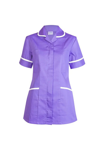 Women hospital collared tunics - women,
