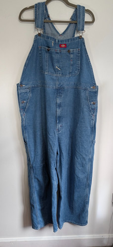 Dickies denim bib dungarees - dickies,