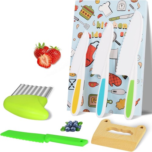 Pcs kids plastic knives set - 6,