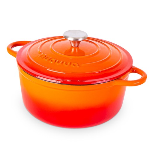 Enamelled cast iron - cast, casserole