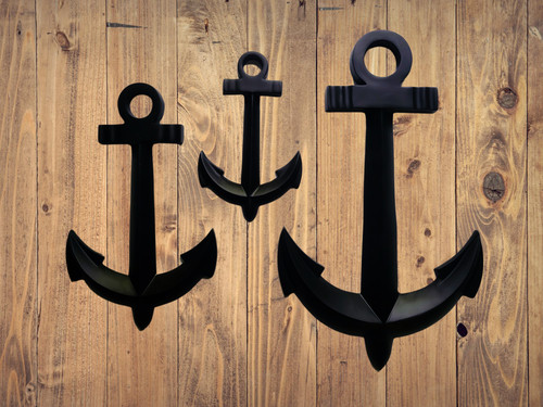 Metal black ship - ship, x