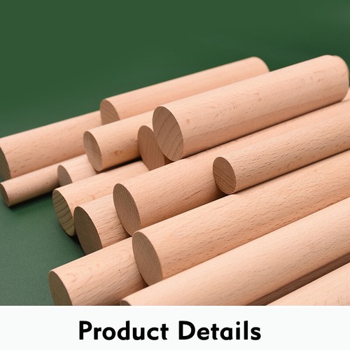 Quality wooden dowels - wooden, 20